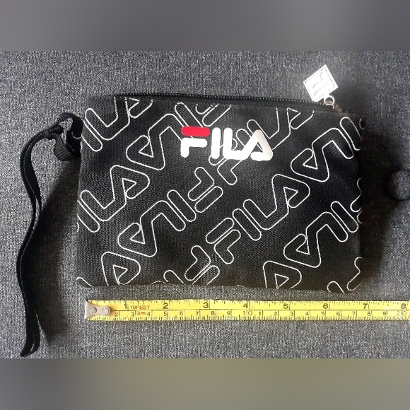 2/$15! FILA travel pouch in black, white, and red. - Picture 2 of 8